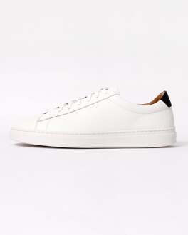 Boss Orange Heren Leren Sneakers in Wit - EU 46 / UK 11