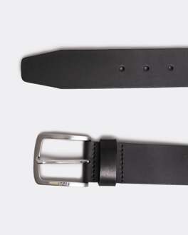 Boss Orange Jor-V Italiaanse Leren Riem met Logo-gegraveerde Gesp Zwart - 38 inches