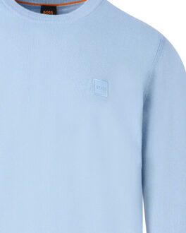 Boss Orange Kanovano trui ronde hals Blauw - M