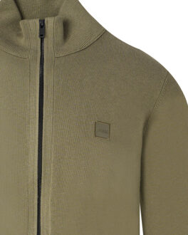 Boss Orange Kanozip schipperstrui - maat XL Groen