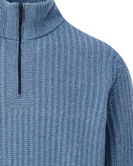 Boss Orange Kwinter pull over half zip Blauw - XXL