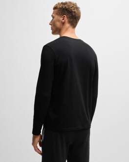 Boss Orange Langdurige T-Shirt met lange mouwen in zwart - maat L