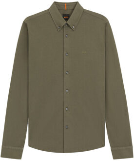 Boss Orange Overhemd lange mouw 50543089 Groen - XL