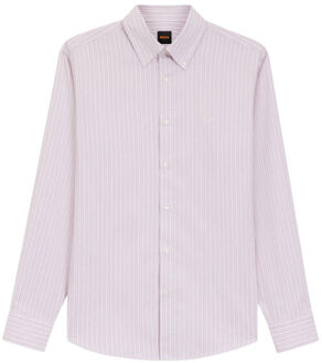Boss Orange Overhemd lange mouw 50552959 Lila - XL