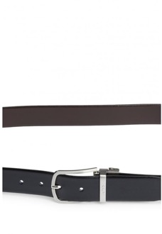 Boss Orange Owen-B Heren Reversibel Leren Riem Zwart - One Size