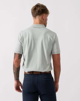 Boss Orange Passenger Slim-Fit Poloshirt in Lichtgrijs - maat M