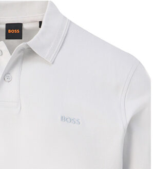 Boss Orange Pe interlock polo Grijs - XXXL