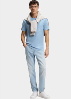 Boss Orange Polo korte mouw tales 10242631 02 50508584/458 - maat XL Blauw