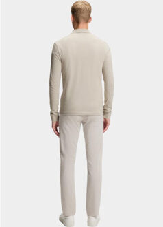 Boss Orange Polo lange mouw passerby 10256683 01 50507704/070 - maat M Grijs