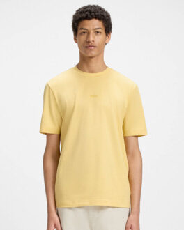 Boss Orange T-shirt korte mouw 50473278 Geel - S