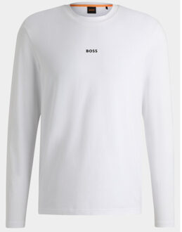 Boss Orange T-shirt lange mouw tchark 10242929 01 50473286/100 Wit - S