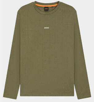 Boss Orange T-shirt lange mouw tchark 10242929 01 50473286/342 Groen