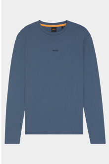 Boss Orange T-shirt lange mouw tchark 10242929 01 50473286/495 Blauw