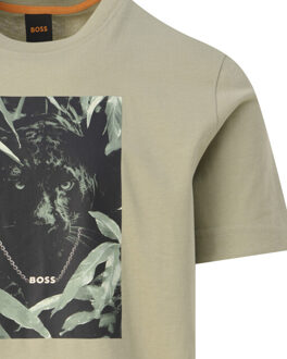 Boss Orange Te animali t-shirt short sleeve Groen - M