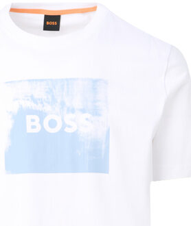 Boss Orange Te wheel t-shirt short sleeve Wit - L