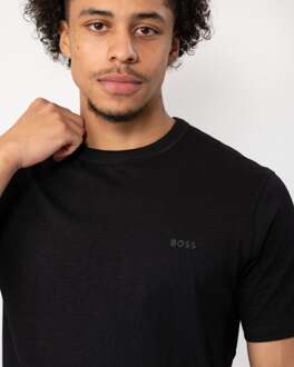 Boss Orange Tegood Heren T-shirt met Ronde Hals Zwart