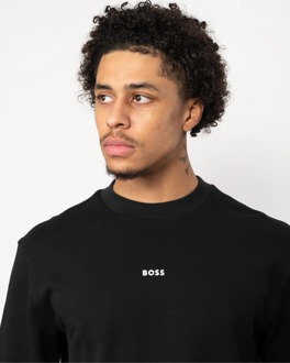 Boss Orange WeSmallcrew Heren Sweater - maat XL Zwart