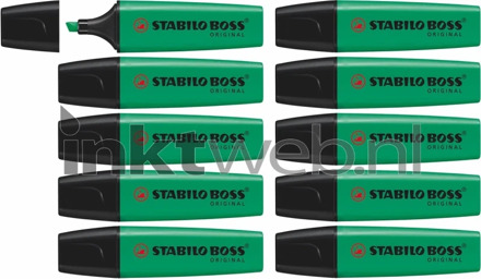 BOSS ORIGINAL - Markeerstift - Hoogste Kwaliteit - Turquoise - Doos 10 Stuks