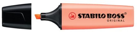 Boss Original markeerstift pasteloranje Wit