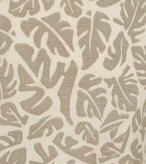 BOSS Overhemd Linnen Print Beige - 39