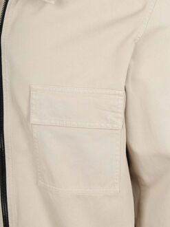 BOSS Overshirt Lorum Greige Grijs - L,XXL