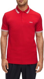 BOSS Paddy Polo Heren rood - L