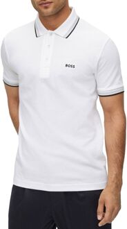 BOSS Paddy Polo Heren wit - L