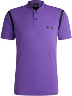 BOSS Pariq MB 8 Polo Heren-Paars lila - S