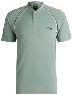 BOSS Pariq TOC Mesh Polo Heren-Salie - XXL