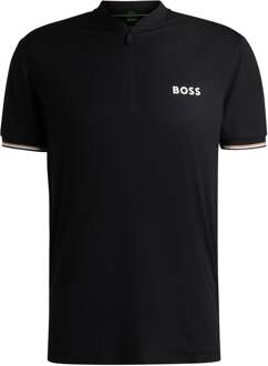 BOSS Pariq TOC Ripstop Polo Heren-Zwart - S,M,L,XL,XXL
