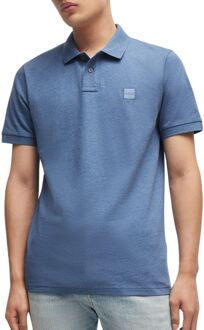 BOSS Passenger Polo Heren blauw - M