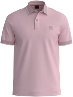 BOSS Passertip Polo Heren roze - S