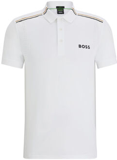 BOSS Patteo MB 13 Polo Heren wit - S