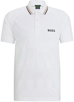BOSS Patteo MB 14 Polo Heren wit - L