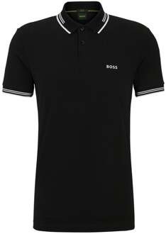 BOSS Paul Slim Fit Polo Heren zwart - XL