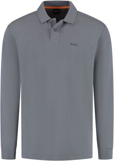 BOSS Petempestolong LS Polo Heren - XL