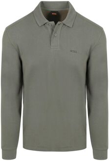 BOSS Petempestolong LS Polo Heren - XL