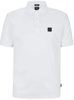 BOSS Polo Shirts Boss , White , Heren - 2Xl,Xl,L,M