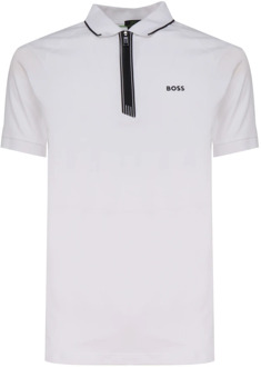 BOSS Polo Shirts Boss , White , Heren - Xl,L,M,S