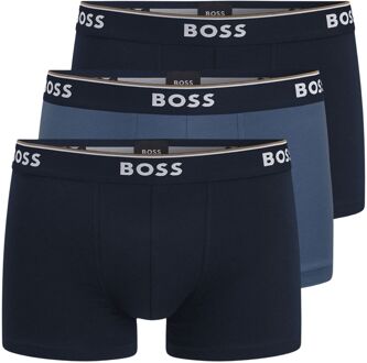 BOSS Power Trunk Boxershorts Heren (3-pack) blauw - zwart - M