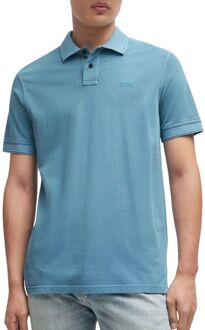 BOSS Prime Pique Polo Heren blauw - S