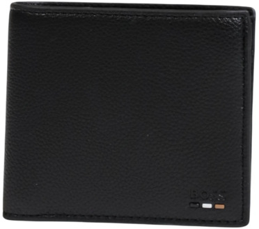 BOSS Ray 4cc Coin Wallet black Heren portemonnee Zwart