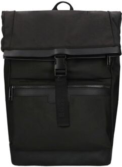 BOSS Ray Rolltop laptop laptop rugzak black Zwart - H 43 x B 29 x D 14 cm