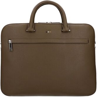BOSS Ray S Doc Case open green schoudertas heren Groen - H 30 x B 39 x D 7 cm