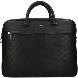 BOSS Ray Small Document Case black heren aktetas Zwart - H 30 x B 37 x D 11 cm