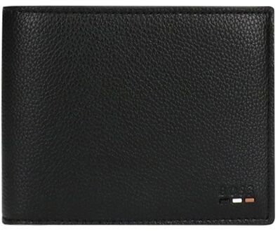 BOSS Ray Trifold black heren portemonnee Zwart - H 9.5 x B 12 x D 2 cm