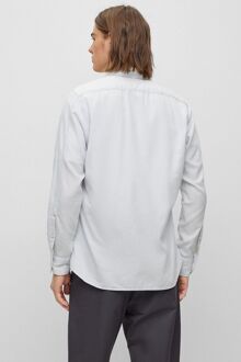 BOSS Remiton Overhemd Lichtgrijs - L,XL