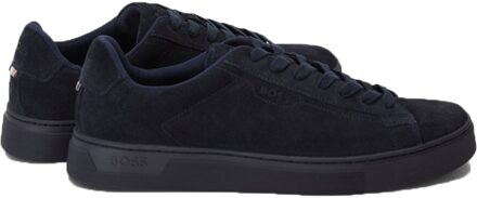 BOSS Rhys_tenn-sdst Sneakers Donkerblauw