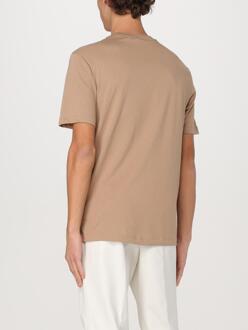 BOSS Ronde Hals Korte Mouwen T-shirt Bruin