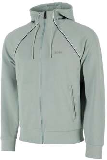 BOSS Saggy Sweater met capuchon Heren-salie - XL